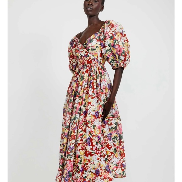 Batsheva Dresses Nwt Batsheva X Laura Ashley Fells Dress In Rubens